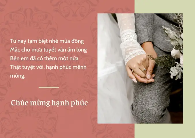 Những Lời Chúc Đám Cưới Anh Chị Ngắn Gọn