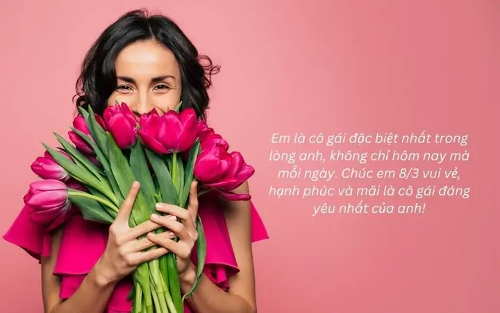 Lời Chúc 8/3 Cho Người Yêu, Bạn Gái