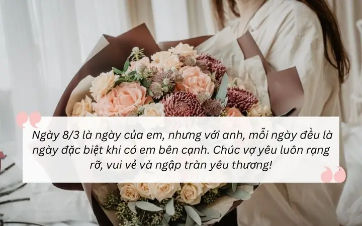 Lời Chúc 8/3 Cho Vợ