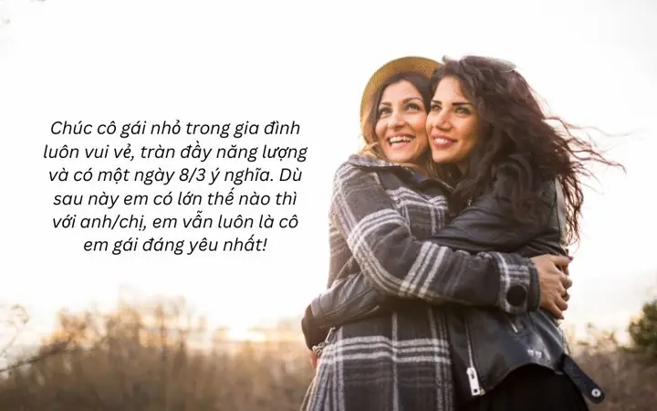Lời Chúc 8/3 Dành Cho Chị, Em Gái