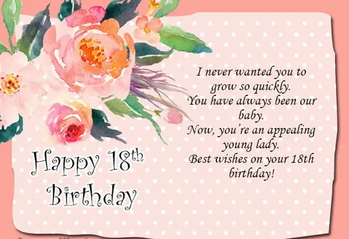 Những Lời Chúc Mừng Sinh Nhật Tuổi 18 Thú Vị Cho Con Cái, Anh Chị Em Những Lời Chúc Mừng Sinh Nhật Tuổi 18 Thú Vị Cho Con Cái, Anh Chị Em