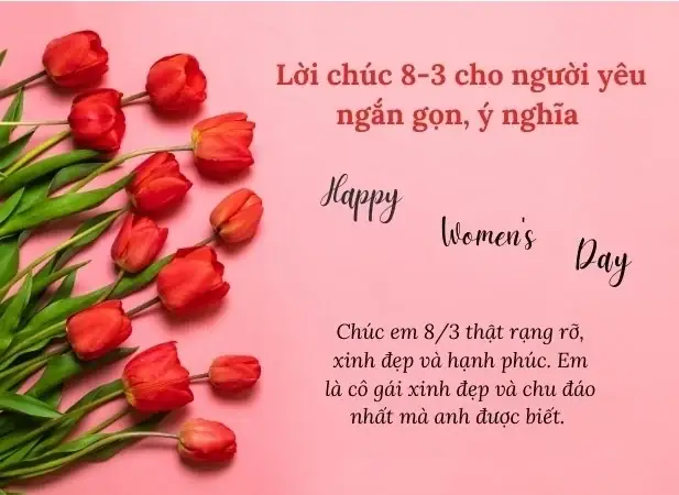 Những Lời Tỏ Tình Ngọt Ngào Dành Tặng Người Thương Nhân Dịp 8/3