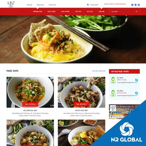Dự Án Tiêu Biểu: Mì Quảng Giao Thủy - Nr Global