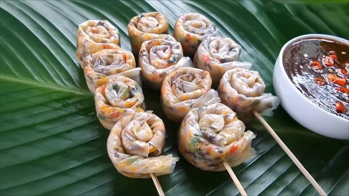 Cách Làm Bánh Tráng Lụi Tây Nguyên Chấm Mắm Me Đơn Giản Siêu ...
