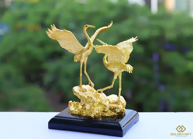 Tượng Đôi Hạc Phúc Lộc