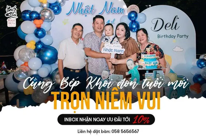 Ưu Đãi Khi Tiệc Sinh Nhật Tại Nhà Hàng Bếp Khói Ưu Đãi Khi Tiệc Sinh Nhật Tại Nhà Hàng Bếp Khói