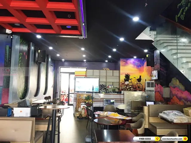 Một Số Công Trình Lắp Đặt Quán Cafe Của Bảo Châu Elec