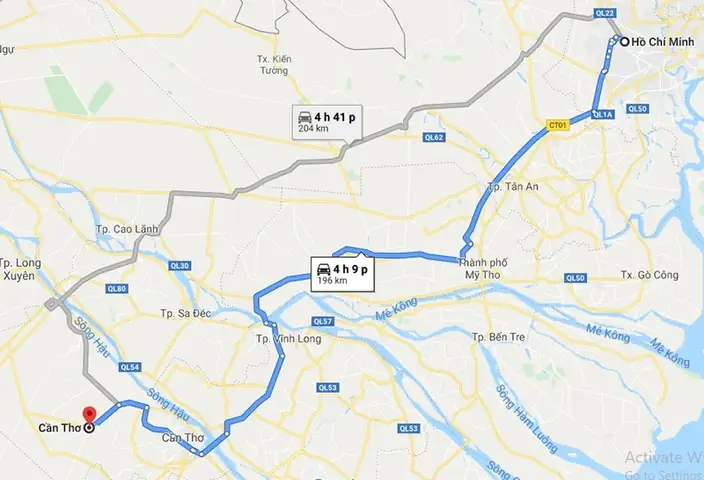 1, Sài Gòn Đi Cần Thơ Mấy Tiếng? Tổng Quan Về Quãng Đường Và Thời Gian 1, Sài Gòn Đi Cần Thơ Mấy Tiếng? Tổng Quan Về Quãng Đường Và Thời Gian