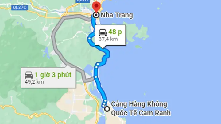 Thời Gian Từ Sân Bay Đến Trung Tâm Nha Trang