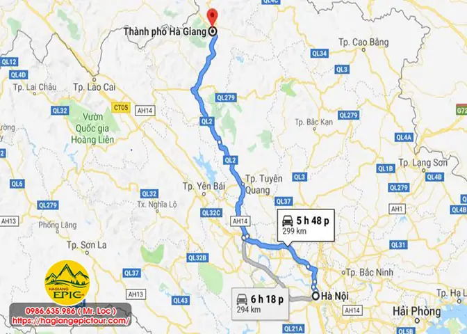 Đi Từ Hà Nội Lên Hà Giang Bao Nhiêu Km?