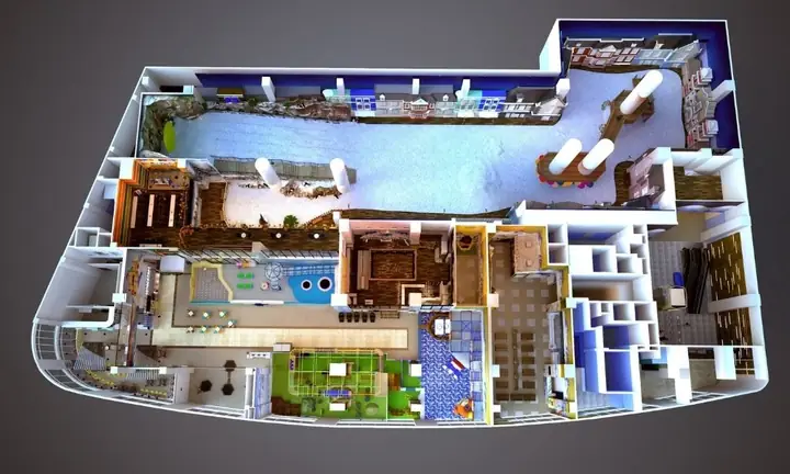 Bản Đồ Khu Vui Chơi Tuyết Snow Town Bản Đồ Khu Vui Chơi Tuyết Snow Town