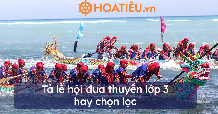 Top 10 Tả Lễ Hội Đua Thuyền Lớp 3 Hay Chọn Lọc - Hoatieu.vn