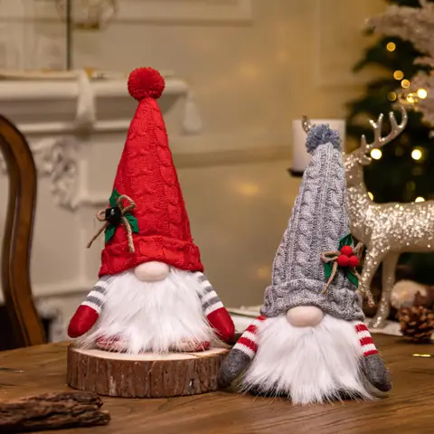 27.quà Tặng Giáng Sinh | Búp Bê Ông Già Noel Bằng Len Có Đèn 27.quà Tặng Giáng Sinh | Búp Bê Ông Già Noel Bằng Len Có Đèn