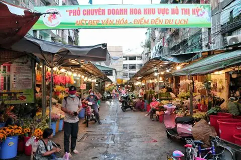 Chợ Hoa Hồ Thị Kỷ