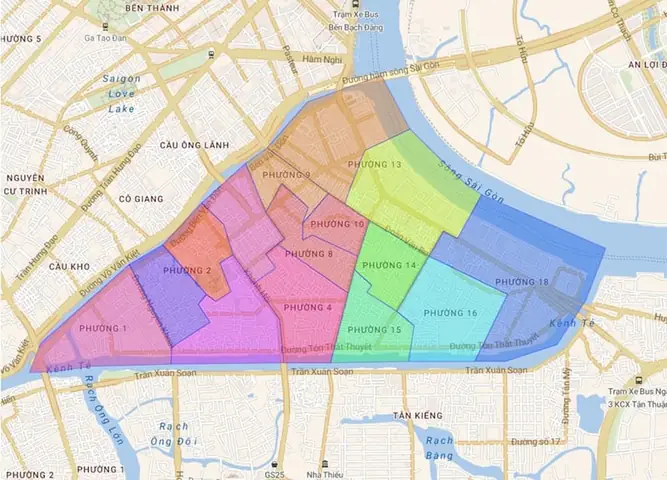 Bản Đồ Quận 4