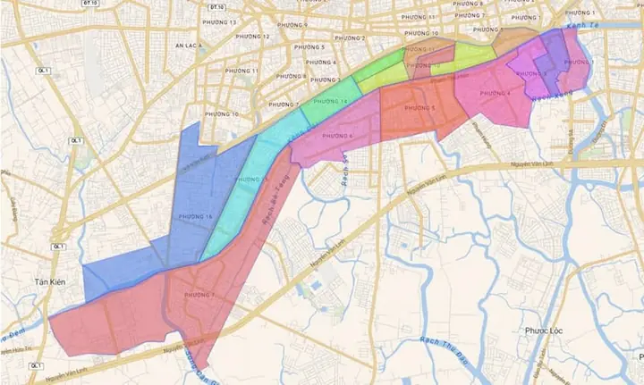 Bản Đồ Quận 8
