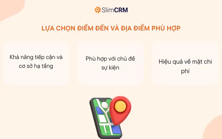 Lựa Chọn Điểm Đến Và Địa Điểm Phù Hợp: