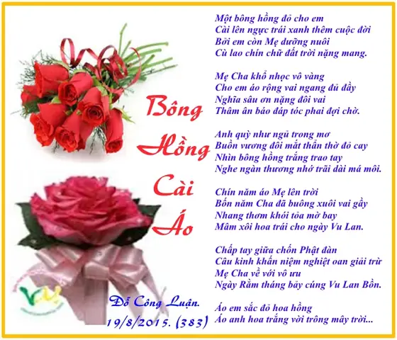 Thơ Về Bông Hồng Cài Áo: Cảm Xúc Thiêng Liêng Về Mẹ Và Mùa Phật Đản Thơ Về Bông Hồng Cài Áo: Cảm Xúc Thiêng Liêng Về Mẹ Và Mùa Phật Đản