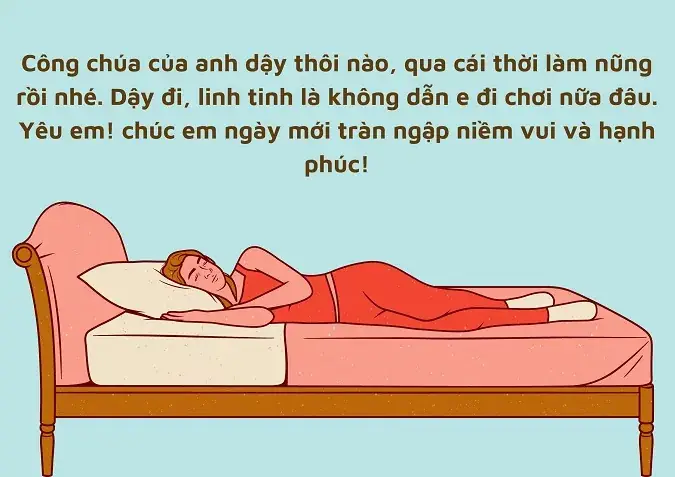 Tin Nhắn Hài Hước Chúc Người Yêu Ngày Mới Vui Vẻ