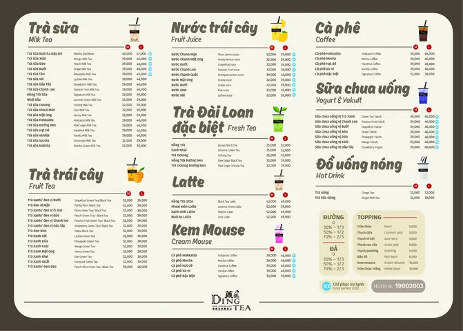 Vậy Giá 1 Cốc Trà Sữa Ding Tea Là Bao Nhiêu? Vậy Giá 1 Cốc Trà Sữa Ding Tea Là Bao Nhiêu?