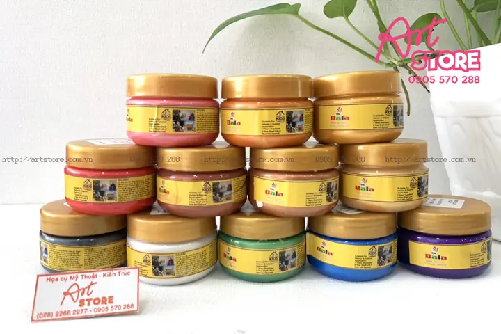 Màu Nhũ Vẽ Trang Trí Trái Cây Ngày Tết