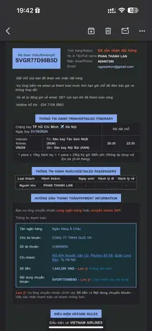 Trang Web Bán Vé Của Vietnam Airlines