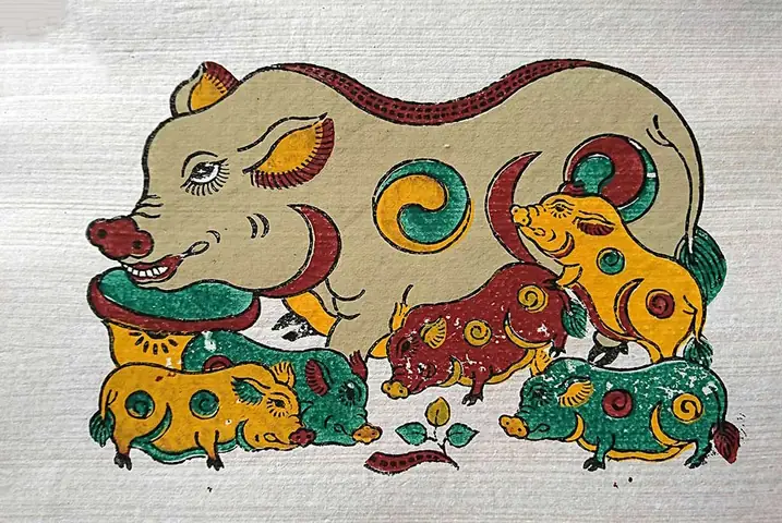 Ý Nghĩa Tranh Lợn Ý Có Xoáy Âm Dương