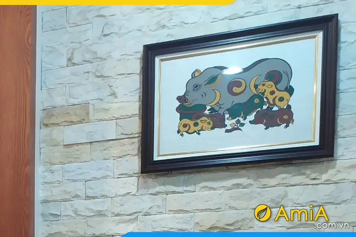 Đôi Nét Về Mẫu Tranh Đàn Lợn Âm Dương Dân Gian Đông Hồ Treo Tường Ý Nghĩa
