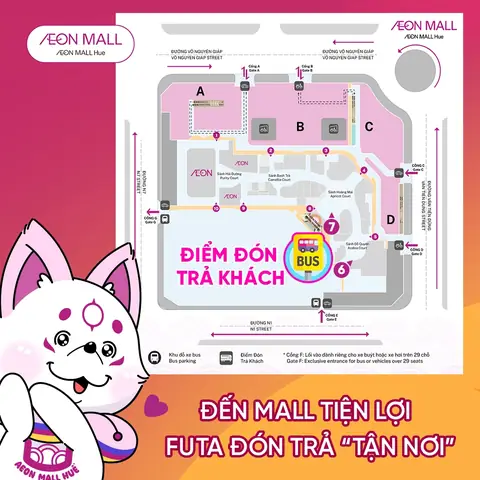 Hướng Dẫn Di Chuyển Đến Aeon Mall Huế Bằng Xe Bus