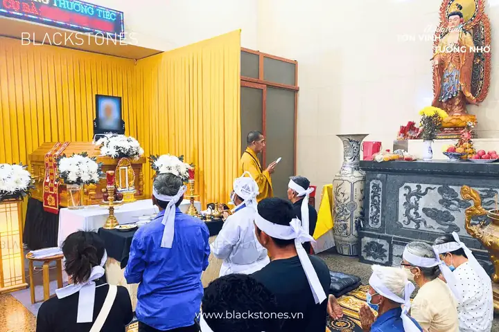 Hình Ảnh Tang Lễ Thực Tế Tại Vãng Sanh Đường Vĩnh Nghiêm
