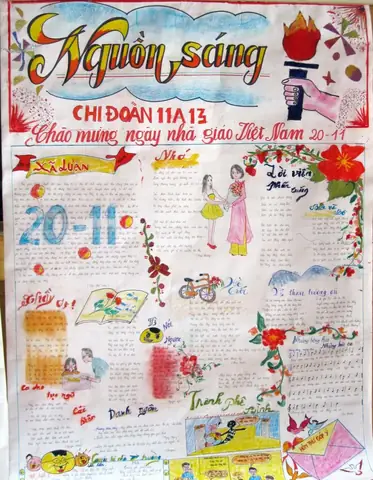 Hình Ảnh Cho Vẽ Báo Tường 20/11 Người Lái Đò: