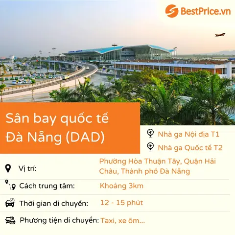 Cách Di Chuyển Từ Sân Bay Đà Nẵng Về Trung Tâm