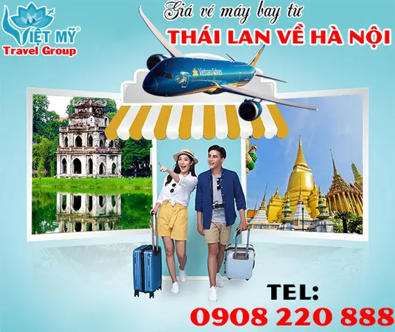 Giá Vé Máy Bay Từ Thái Lan Về Hà Nội