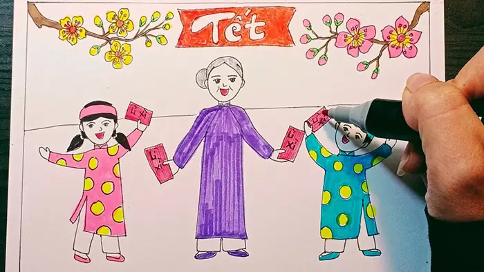 Ý Nghĩa Của Những Mẫu Tranh Vẽ Đề Tài Ngày Tết
