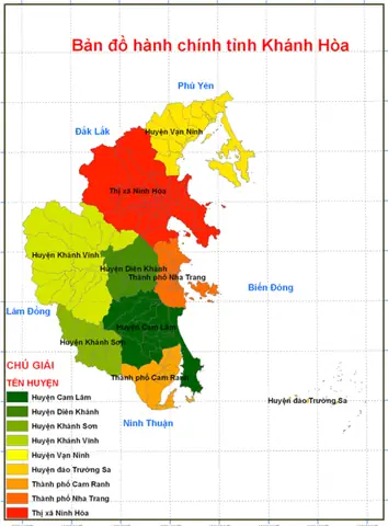 Vị Trí Địa Lý Tỉnh Khánh Hòa