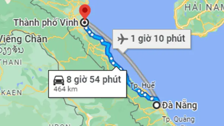 Khoảng Cách Đà Nẵng Đi Vinh Bao Nhiêu Km Theo Đường Bộ?