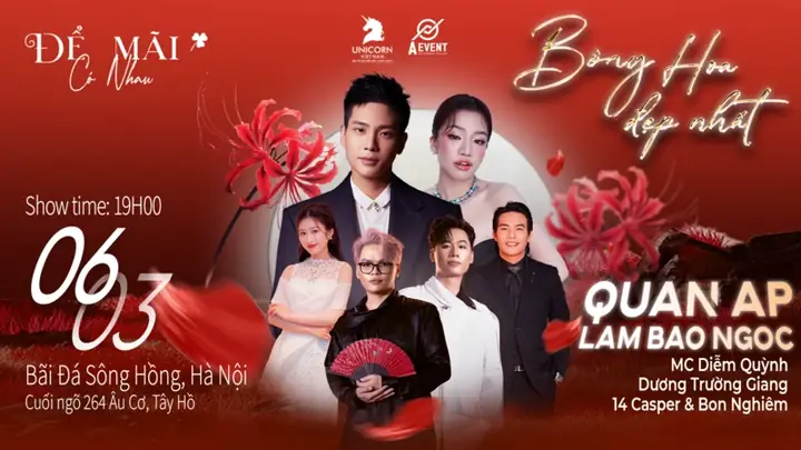 Live Concert Bông Hoa Đẹp Nhất | Cticket
