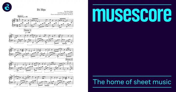 Đi Học – Bùi Đình Thảo Sheet Music For Piano (solo) | Musescore.com
