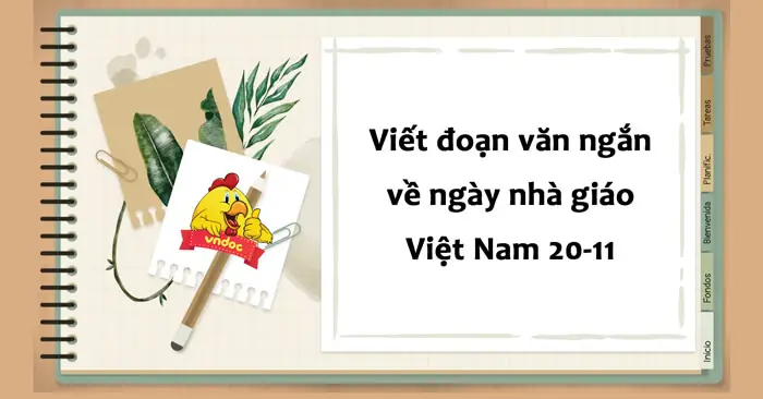 Viết Đoạn Văn Ngắn Về Ngày Nhà Giáo Việt Nam 20-11 - Kể Về Ngày ...