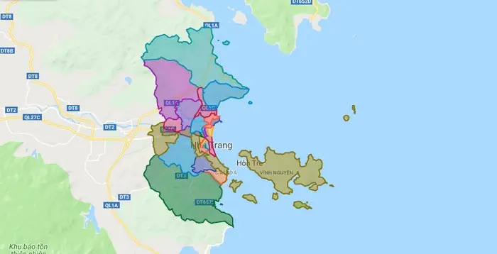 Bản Đồ Tp Nha Trang - Khánh Hòa - Địa Ốc Thông Thái