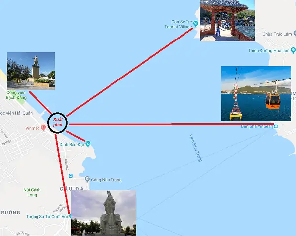 Hình Ảnh Cho Bản Đồ Khu Vui Chơi Vinpearl Nha Trang:
