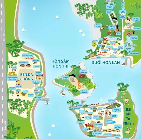 Hình Ảnh Cho Bản Đồ Khu Vui Chơi Vinpearl Nha Trang: