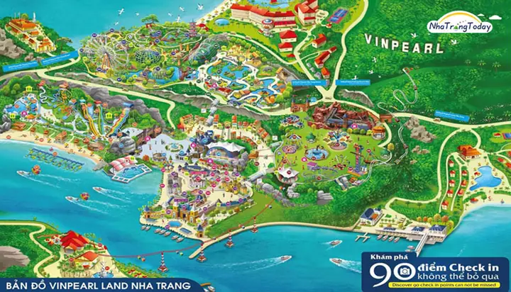 Hình Ảnh Cho Bản Đồ Khu Vui Chơi Vinpearl Nha Trang:
