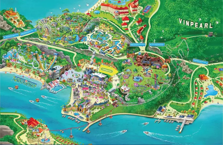 Hình Ảnh Cho Bản Đồ Khu Vui Chơi Vinpearl Nha Trang: