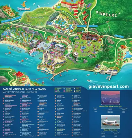 Hình Ảnh Cho Bản Đồ Khu Vui Chơi Vinpearl Nha Trang: