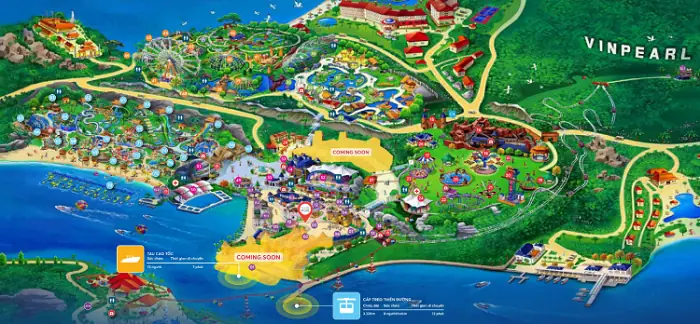Hình Ảnh Cho Bản Đồ Khu Vui Chơi Vinpearl Nha Trang: