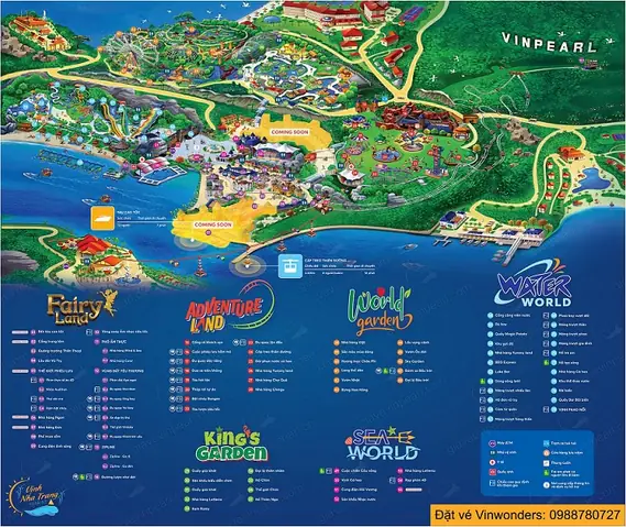 Hình Ảnh Cho Bản Đồ Khu Vui Chơi Vinpearl Nha Trang:
