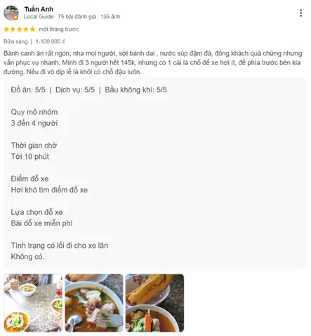 Một Số Đánh Giá 5 Sao