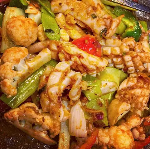 Mực Xào Sa Tế