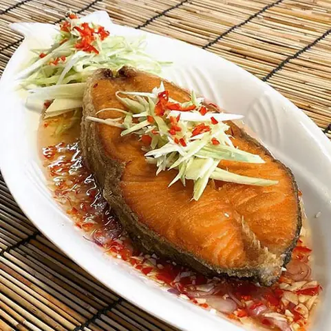 Cá Hồi Chiên